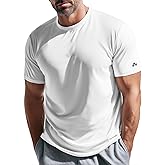 Zengjo Mens Running Shirts Quick Dry Lightweight Moisture Wicking Short Sleeve Gym Workout Athletic Tee