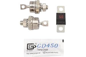 CartClan EZGO Powerwise Total Charge 36 Volt Golf Car Charger Diode Rectifier Fuse Kit OEM# 28548-G01/18488-G1 28106-G01