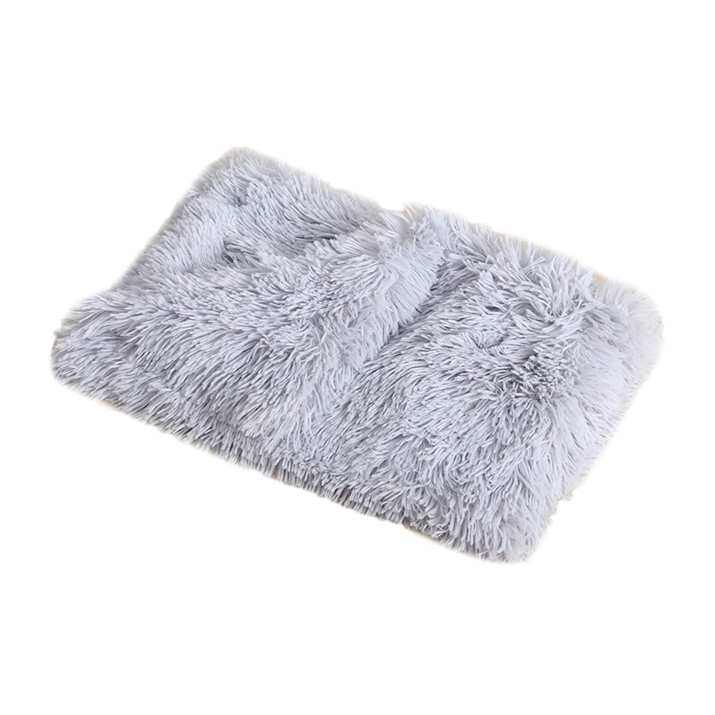 YUPPIE TONE Long Plush Pet Dog Blanket Portable Double Thickness Square Pet Bed Blanket Soft Thin Mat for Dogs