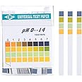 AUXSOUL 100PCS PH Test Strips 0-14 PH Strips PH Test Paper PH-Indicator Strip to Test Drinking Water, Food, Pools, Aquariums,