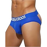 Arjen Kroos Men's Jockstrap Underwear Breathable Mesh Jock Straps Cotton Athletic Supporter