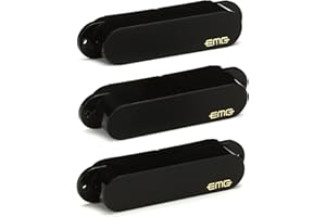 EMG SA Active Single Coil Guitar Pickup Set, Black