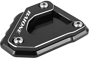 BAIONE Worldmotop Motorcycle Kickstand Pad Extension Foot Pad Replacement for BMW G310GS G310 GS 2017-2021 Side Stand Plate Pad(black)