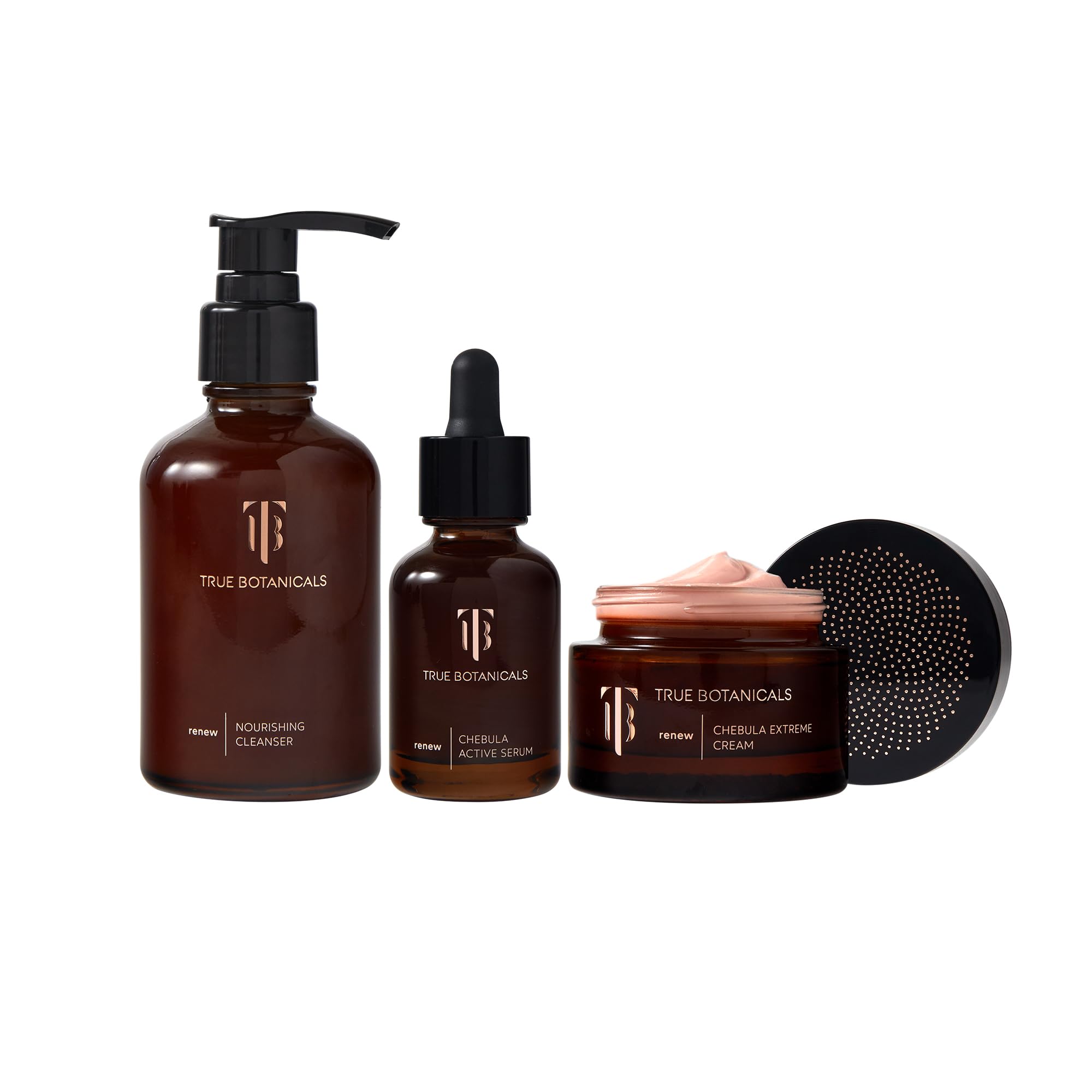 Photo 1 of True Botanicals Deep Hydration Renewal Set | Anti-Aging | Reduce Fine Lines & Increase Hydration | Contains Renew Nourishing Cleanser, Chebula Active Serum, and Chebula Extreme Cream | Gift SetLPNPMEQ5874013
