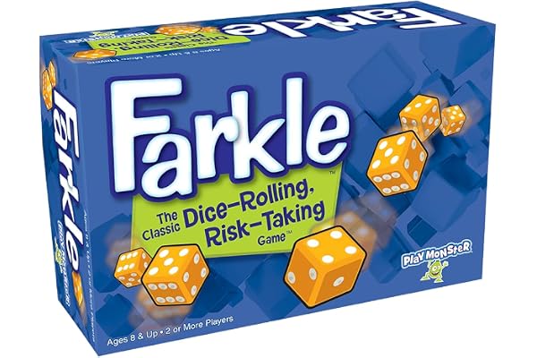 Farkle - Family Game Night Fun - Classic Dice-Rolling, Risk-Taking Game, For Adults and Kids Ages 8 and up