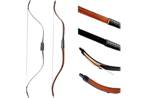PMZ Archery Recurve Bow - Traditional Korean Bow for Right/Left Hand, Suitable for Hunting or Beginner Adults and Teenagers