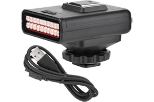 IR Night Vision Light, Portable Infrared Camera Lamp USB Rechargeable for Photography Lighting Accessory