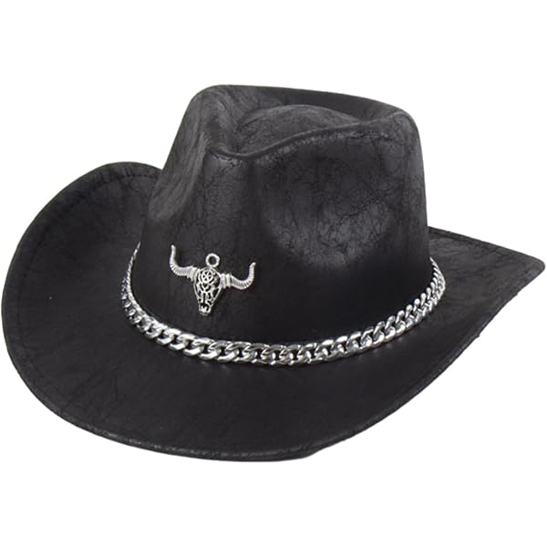 Amazon.com: Haysandy Cowboy Hat with Bandana & Belt for Men  display picture 1