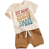GINEVSAL Baby Boy Summer Outfit Camouflage Mamas Boy/Daddys Buddy Letter Embroidery Short Sleeve T Shirt and Shorts Set