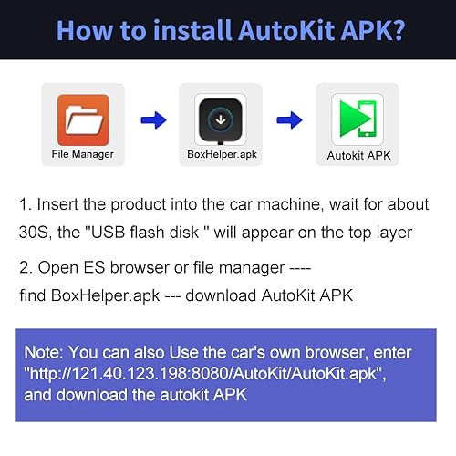 Carlinkit Wireless CarPlay USB Adapter Only Compatible with Android car  only for Android Version