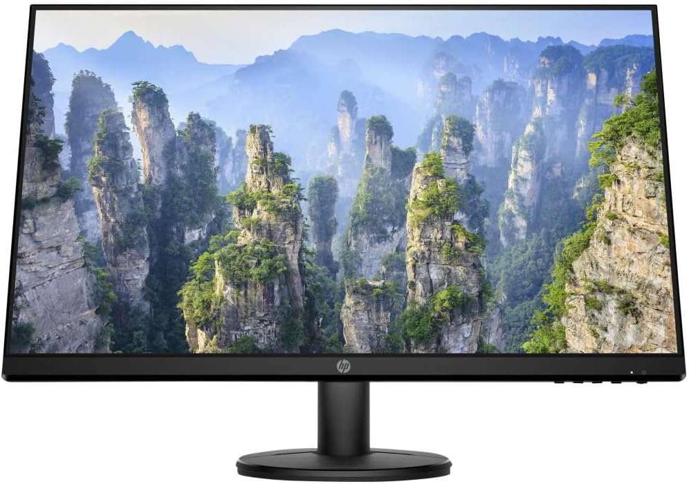 HP V27i 27 inch Full HD 1920x1080 LCD Monitor Black 5ms 60Hz