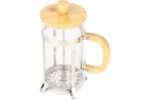 RASTKY French Press Pot Professional Heat Resistant Glass Coffee Teapot for Home Restaurant 1000ml for Hand Brewing Coffee Lo