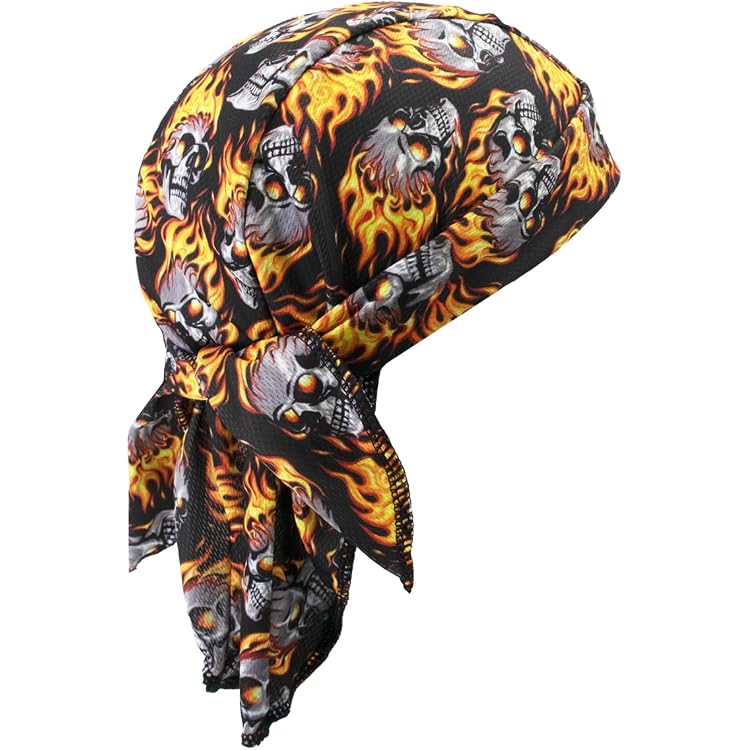 Lot De 2 Bandanas Crâne - Casquette Motard - Durable - Neuf Avec étiquettes