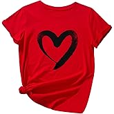 SOLY HUX Women's Cute Graphic Tees Cartoon Casual Summer Tops Short Sleeve T Shirts