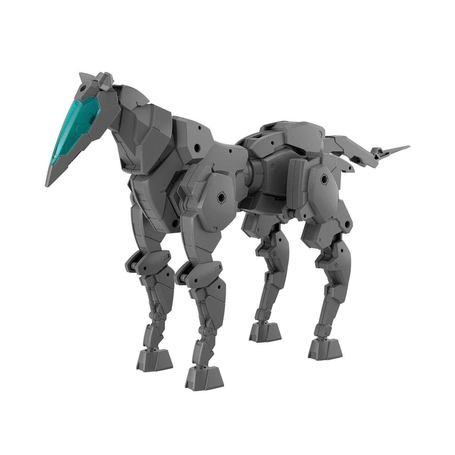 BANDAI SPIRITS 30MM Exa Vehicle (Horse Mecha Ver.) [Dark Gray] 1/144 Scale Color-Coded Plastic Model