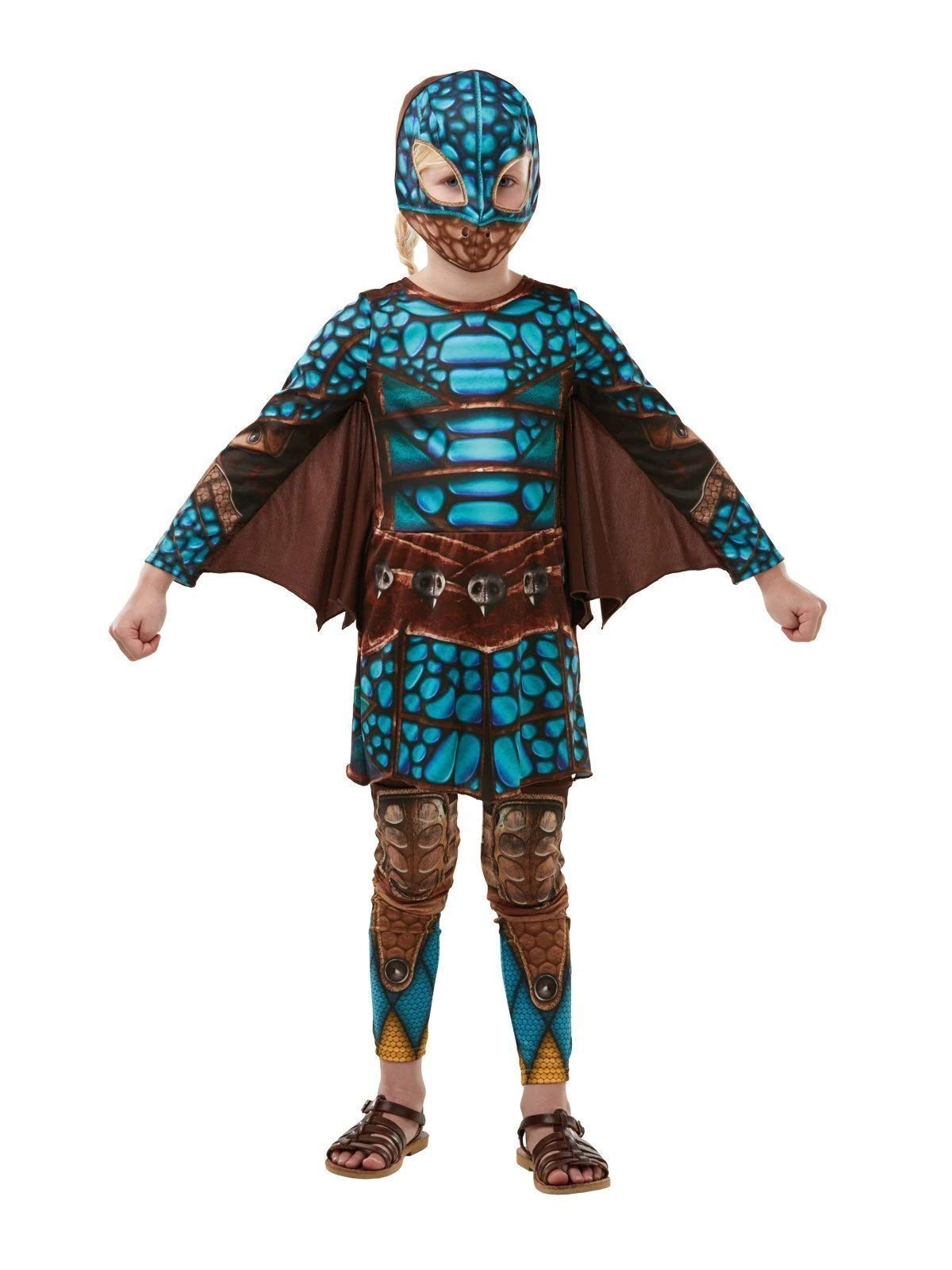 Rubies Official How to Train Your Dragon Astrid Battlefield Childs Costume Deluxe, Medium Age 5-6 Years Halloween