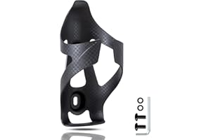 HUALONG 1 or 2 Pack Bicycle Bike Water Bottle Holder Plastic Nylon Plus Carbon Water Bottle Cage for Road Bikes Mountain Bike Cup Holder, Wrench with Screw for Diameter 70-74 mm Water Bottles
