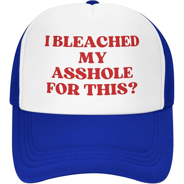 Outftnes Funny Mesh Trucker Hat - 'I Bleached My Butthole For This' Baseball Cap For Men & Women - View #11