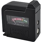 UBANU 1Pc BT-860 Universal Small Battery Volt Tester Checke | High Accuracy Portable Digital Battery Capacity Monitor for AA AAA C D 9V 1.5V Batteries