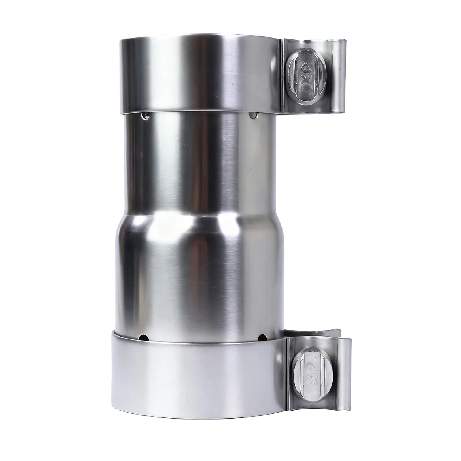 Photo 1 of 2.25 to 2.5 Inch Exhaust Adapter with Clamp, Stainless Steel Reducer Connector, 2.25" ID to 2.5" ID for OD 2.25"-2.5" Pipes, No Welding for Car, Truck, Motorcycle