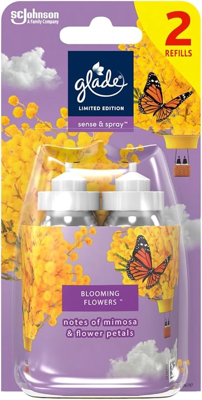 Glade Sense & Spray Blooming Flowers Duo Pack 2 x 18ml Refills