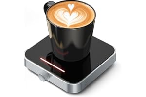 Maestri House Mug Warmer, Electric Coffee Cup Warmer for Desk with 3-Temp Settings, Auto Shut Off, Constant Temperature Heati