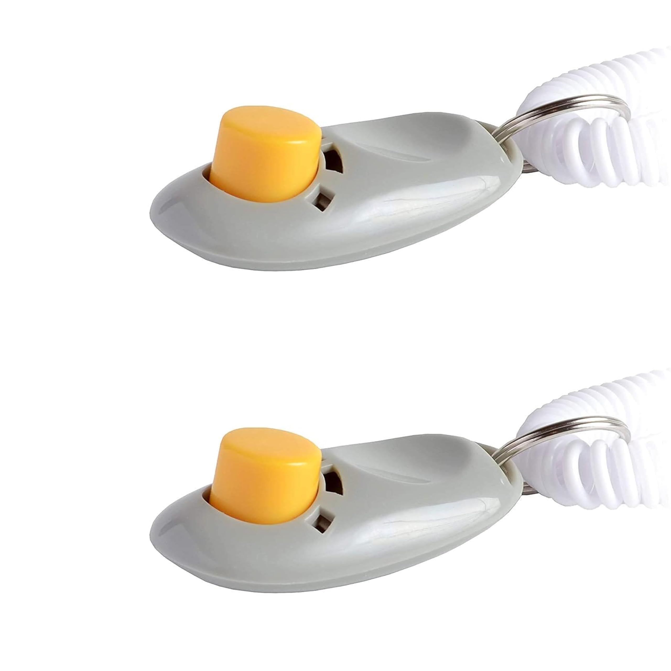 big buddy - Professional Behaviour Training Aid Clicker with Elasticated Wrist Strap - for Dogs, Puppies, Cats, Horses (Twin Pack)