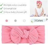 Aolso Baby Girl Nylon Headbands 3pcs Newborn Headbands & Bows view 4