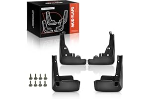 A-Premium Set of 4PCS Mud Flaps Splash Guards Mudguards Mudflaps with Hardware Kits Accessories Compatible with Toyota Coroll