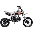 X-PRO 110cc Dirt Bike Pit Bike Kids Dirt Pitbike 110 Dirt Pit Bike (Orange)