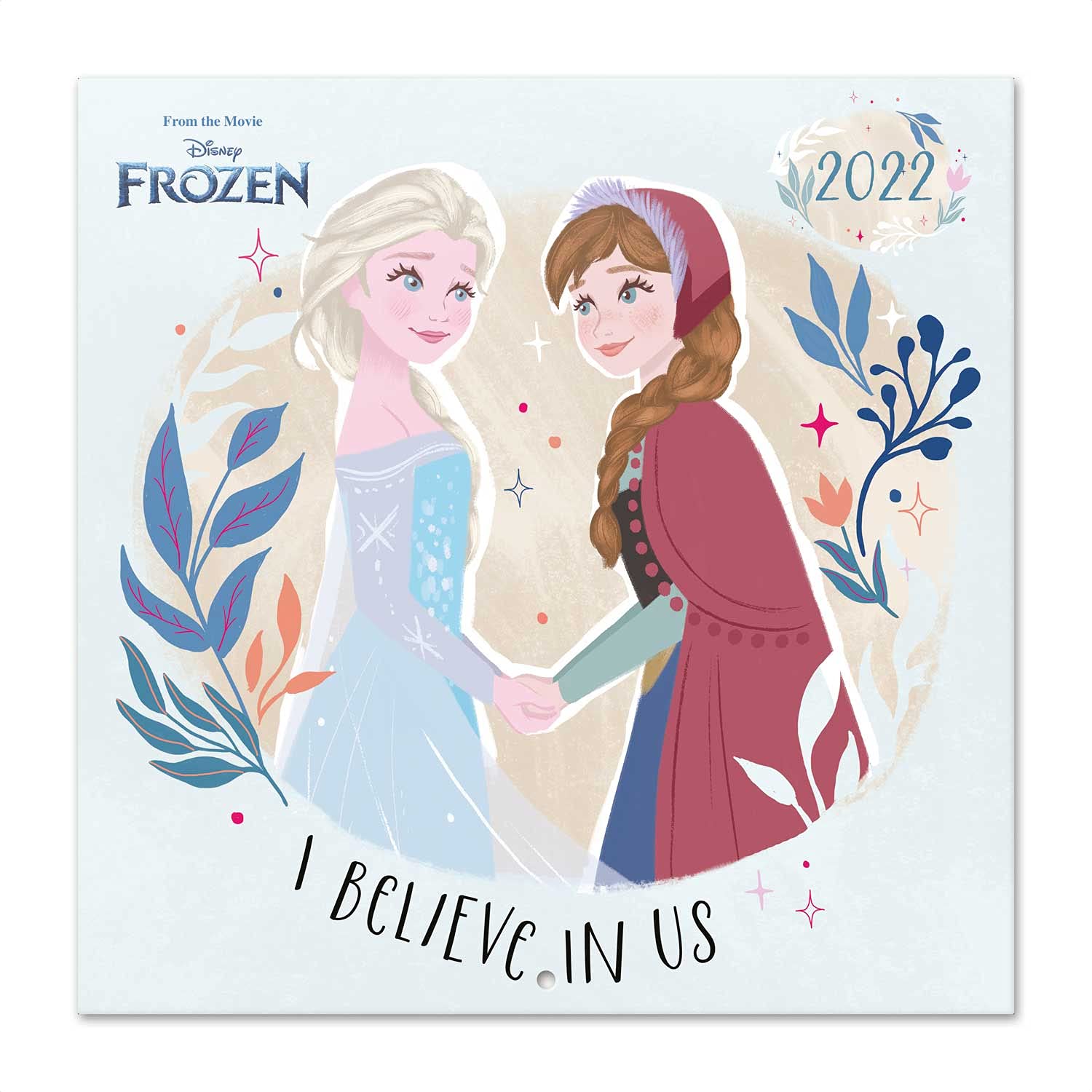 Grupo Erik: Official Disney Frozen 2022 Wall Calendar, 2022 Calendar, 12' x 12' Square Wall Calendar 2022 (Free Poster Included), Family Calendar 2022, Disney Calendar, Girls Calendar