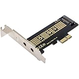 JSER NVME to PCI-E 4.0 Low Profile PCI-E 3.0 x1 Lane to M.2 NGFF M-Key SSD Nvme AHCI PCI Express Adapter Card