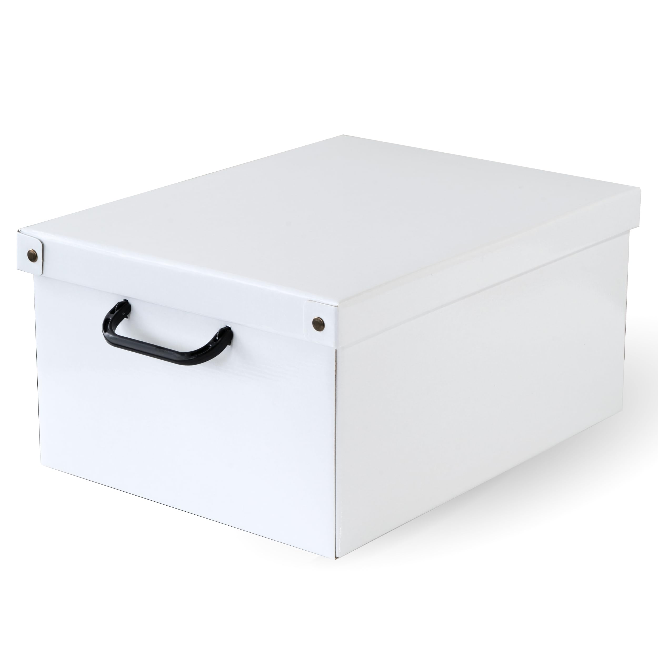 Lavatelli Bauletto Bianco, decorative storage box, cardboard storage boxes with lids, storage boxes with lids and Handles, clothes storage, toy box storage, storage baskets, teddy storage, White