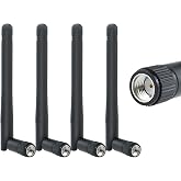 ZDRU 4 Pack 2.4GHz / 5.8GHz Dual Band WiFi Antenna, 3dBi MIMO RP-SMA Male Antenna
