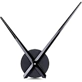 Lafocuse Silent 24 Inch DIY Wall Clock with Large Clock Hands and Motor Kit, DIY 12888 Clock Movement Mechanism Replacement with 12 Inch Long Minute Hands for Living Room