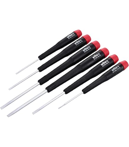 thumbnail image 2 of ISSCX 10-Piece Mini Screwdriver Set (45mm X 3mm) - Slotted & Phillips Blue Opening Tools For Electronics, Phones, Glasses 2 of 4
