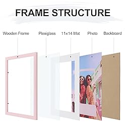 Vittanly 12x16 Picture Frame, Engineered Wood with