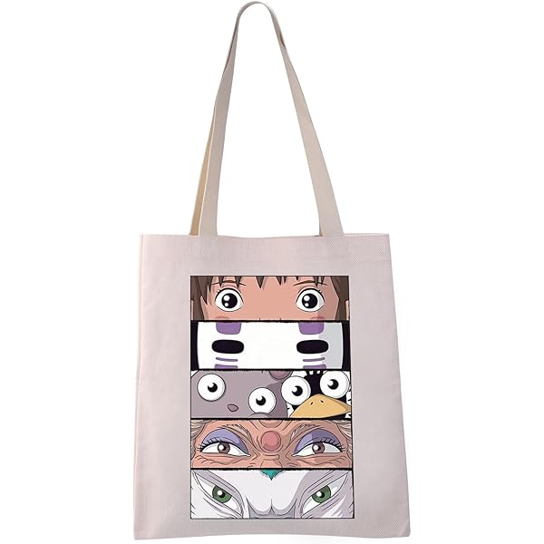 FOTAP Kiki's Anime Lover Gift Kiki&Jiji's Bed And Breakfast Inspire Tote Bag Black - View #10