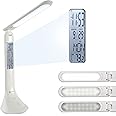 OttLite Travel LED Task Lamp with ClearSun LED Technology - Cordless, Digital Display & Touch Activated Controls - Portable Desk Lamp with Rechargeable Battery - for Home Reading, Office