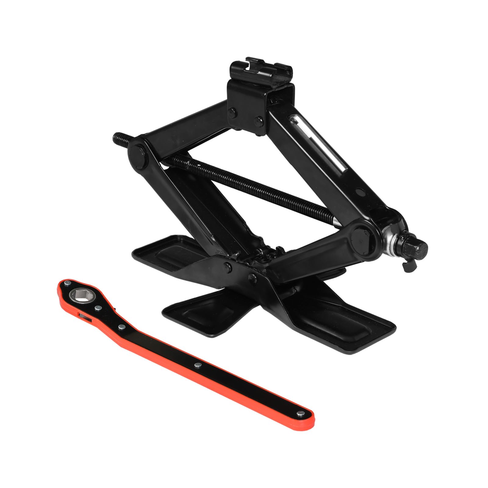 Photo 1 of TCE AST10202SU Torin Wide Base Cross Car Scissor Jack: Steel Portable Quick Lift Tire Jacks Include Ratchet Wrench for Car, Truck, Sedans and MPV, 1.5 Ton (3,000 lbs) Capacity, Black1055274851
