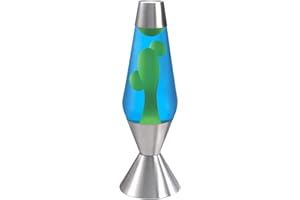 Lava Lite 5224 Lava Lamp, 52-ounce, Yellow/Blue/Silver