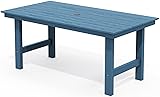 SERWALL Outdoor Dining Table, 67" Rectangle HDPE