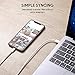 AUKEY USB C to Lightning Cable 3.3ft Power Delivery Type C to iPhone Cable Fast Charge Compatible with iPhone X/iPhone 8/8 Plus, iPad Pro 2017 and Other iOS Devices - White