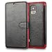Galaxy Note 4 Case Wallet,Mulbess [Layered Dandy][Vintage Series][Black] - [Ultra Slim][Wallet Case] - Leather Flip Cover with Credit Card Slot for Samsung Galaxy Note 4 SM-N910