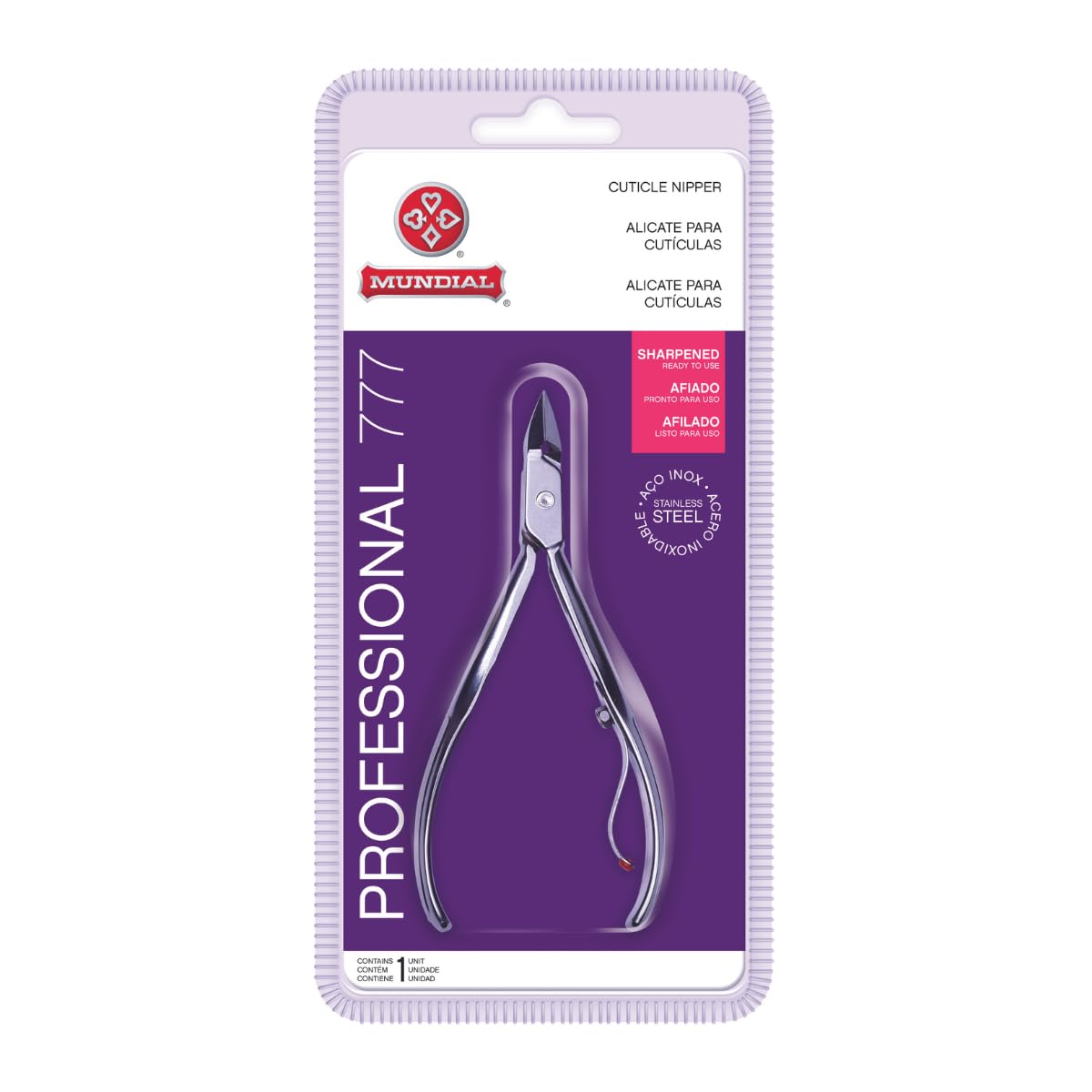 Mundial, Nail Pliers (No. 777) - 1 unit