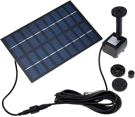 Gocheer Solar Springbrunnen 9v 1 8w Wasserpumpe Fur Brunnen Teichpumpe Solar Gartenbrunnen Teich Springbrunnen Mit Beleuchtung Aussen Fur Baumarkt Garten Brunnen Miniteich Amazon De Garten