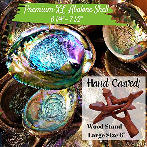 Sage Smudge Kit: ULTIMATE 12 Piece Spiritual Gifts Variety Smudging Kit: XL Abalone Shell, White Sage & Blue Sage Smudge Sticks, Palo Santo, Healing Crystals Amethyst Roller,Chakra Bracelet,More!