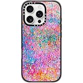 CASETiFY Impact Case for iPhone 16 Pro [Slim / 8.2 ft. 4X Military Grade Drop Protection/Wireless Charging Compatible] - My Neon Summer - Clear Black