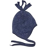 baby winter hat with ties