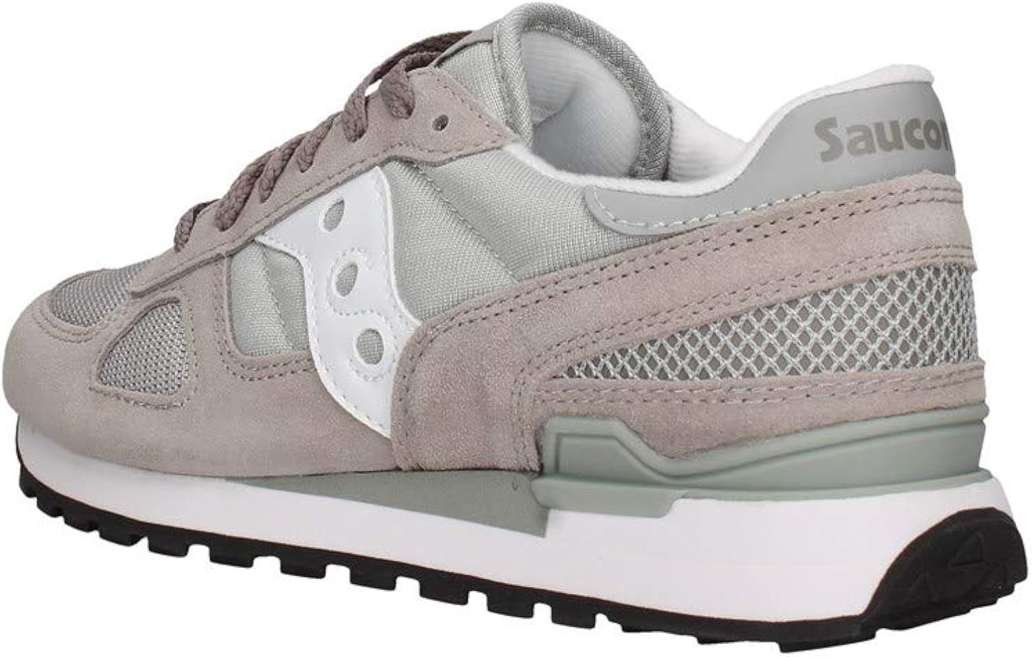 saucony shadow grey white